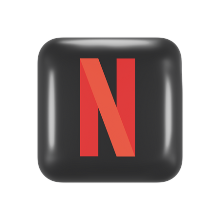 Free Netflix  3D Logo
