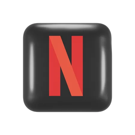 Free Netflix  3D Logo