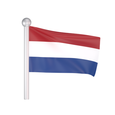 Free Netherlands Flag  3D Icon