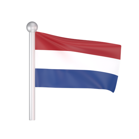Free Netherlands Flag  3D Icon