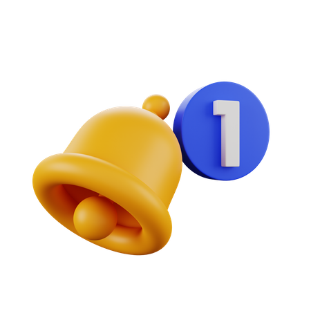 Free New Notification  3D Icon