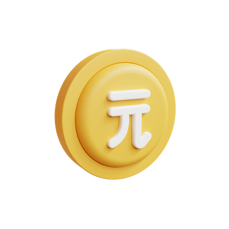 Free New Taiwan Dollar  3D Icon