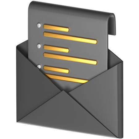 Free Newsletter  3D Icon