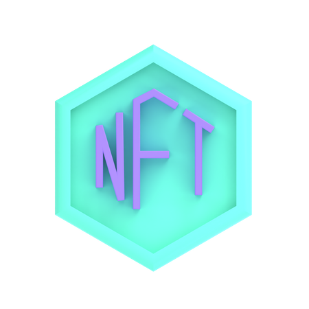 Free NFT Logo 3D Illustration