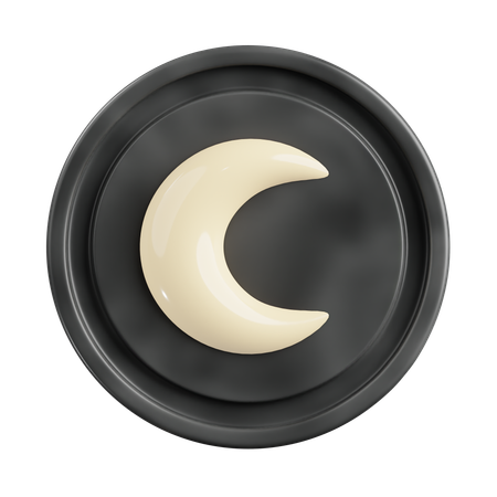 Free Night Moon  3D Icon