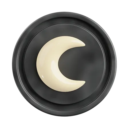 Free Night Moon  3D Icon