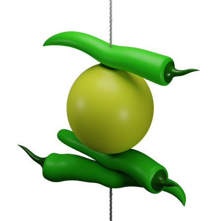 Free Nimbu mirchi 3D Icon
