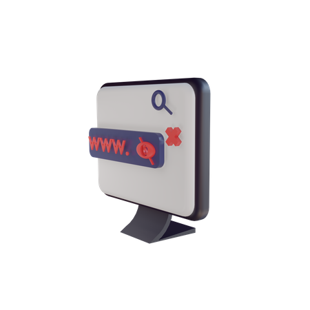 Free No Domain  3D Icon