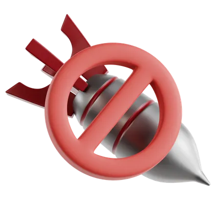 Free No War  3D Icon