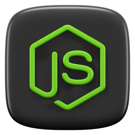 Free NodeJS  3D Icon
