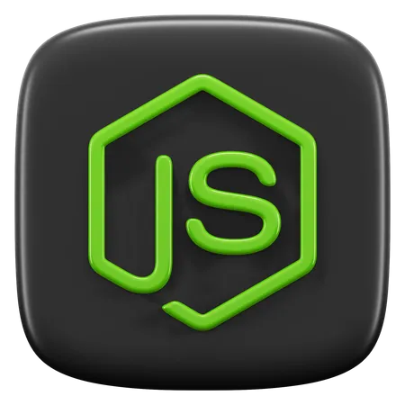 Free NodeJS  3D Icon