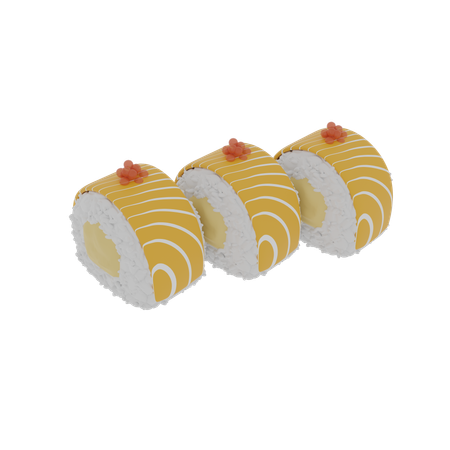 Free Norimaki Sushi  3D Icon