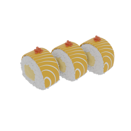 Free Norimaki Sushi  3D Icon