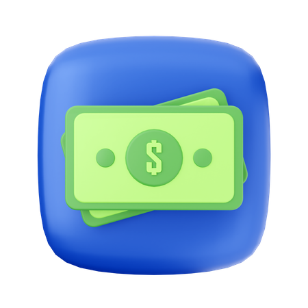 Free Nota de dólar  3D Icon