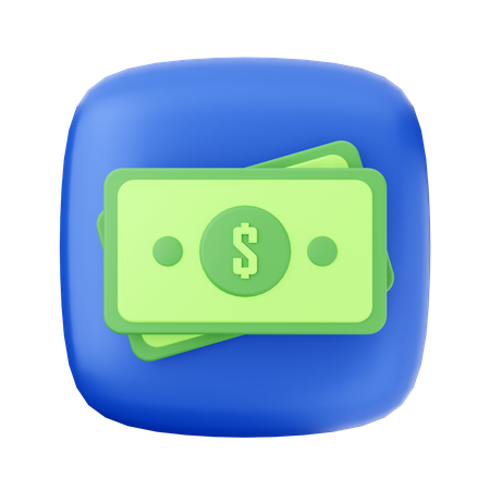 Free Nota de dólar  3D Icon