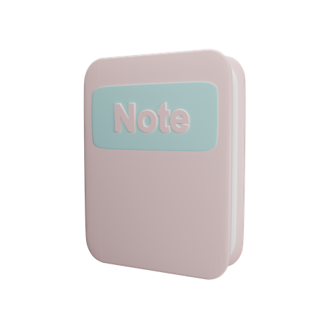 Free Note  3D Icon