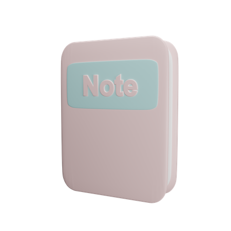 Free Note  3D Icon