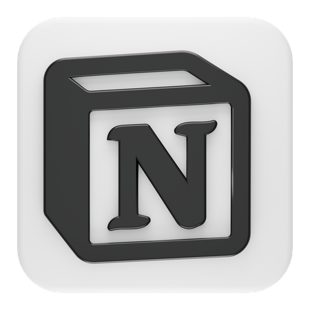 Free Notion  3D Icon