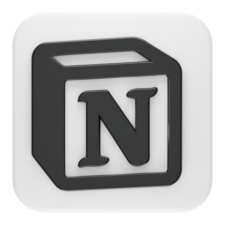 Free Notion  3D Icon