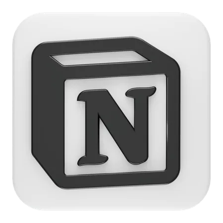 Free Notion  3D Icon