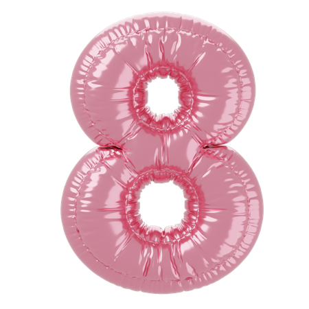 Free Numero 8  3D Icon