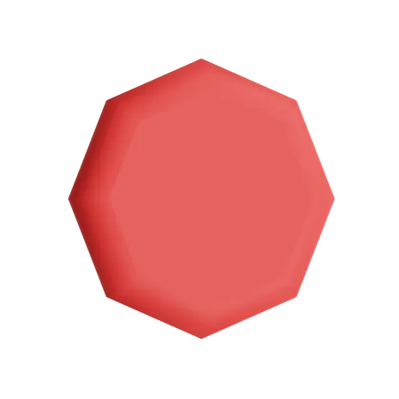 Free Octagram Solid  3D Icon