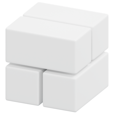 Free Offset Cuboid Layers  3D Icon