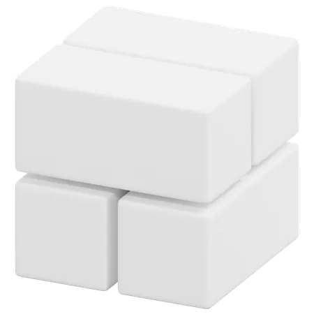 Free Offset Cuboid Layers  3D Icon