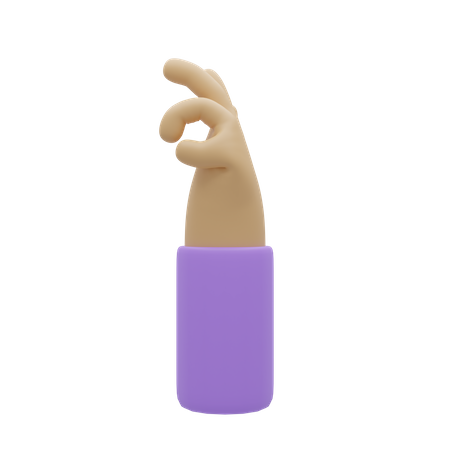 Free Ok, geste de la main  3D Icon
