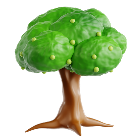 Free Olive Tree  3D Icon