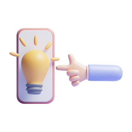 Free Online Idea  3D Icon