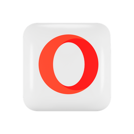 Free Opera mini  3D Icon