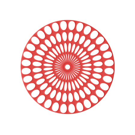 Free Organic Mandala  3D Icon