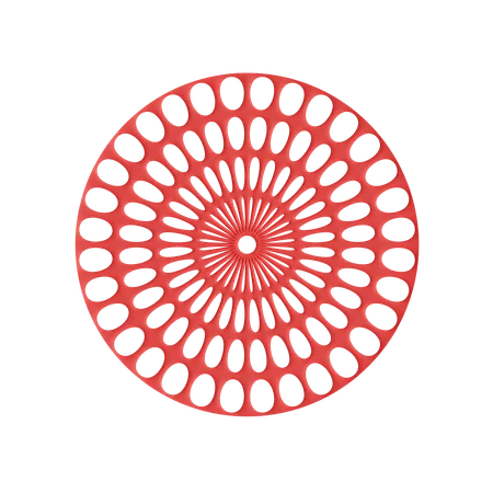 Free Organic Mandala  3D Icon