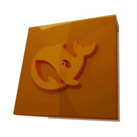 Free Busca profunda de ouro  3D Icon