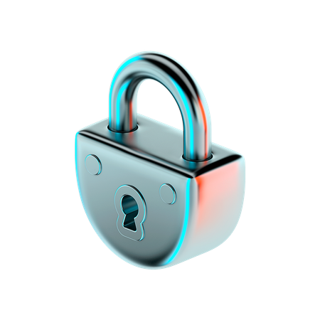 Free Padlock 3D Illustration