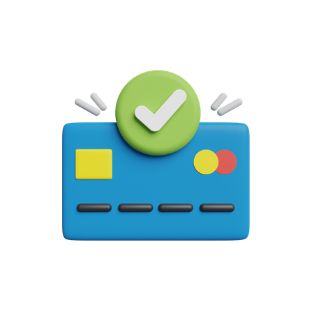 Free Pagamento bem sucedido  3D Icon