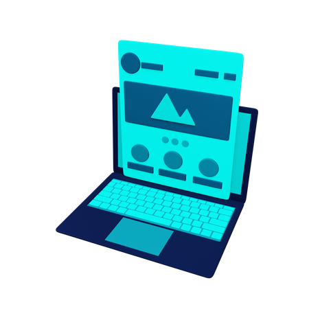 Free Page de destination  3D Icon