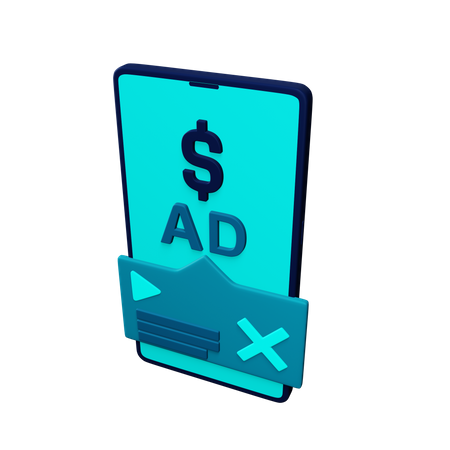 Free Paid advertisement  3D Icon