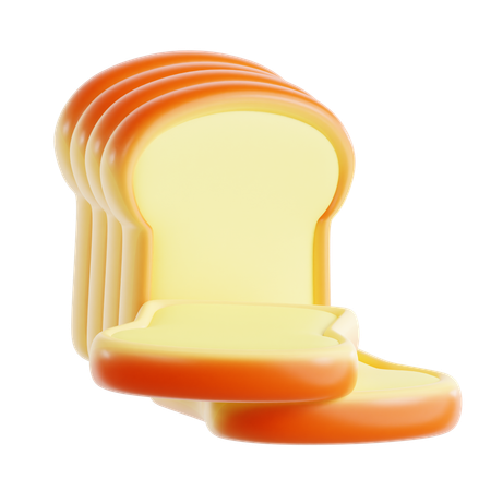 Free Pain de mie  3D Icon