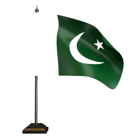Free Pakistan Flag  3D Icon
