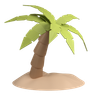 3d for palm tree