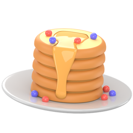Free Pancake 3D Icon