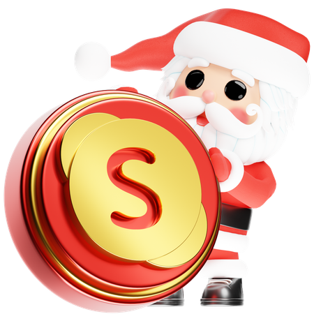 Free Santa Calus com Skype de Natal  3D Icon