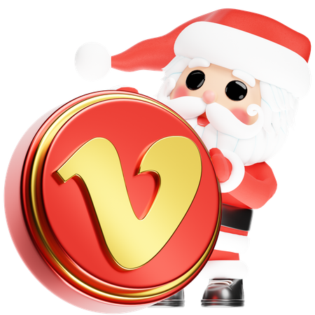 Free Santa Calus com Vimeo de Natal  3D Icon