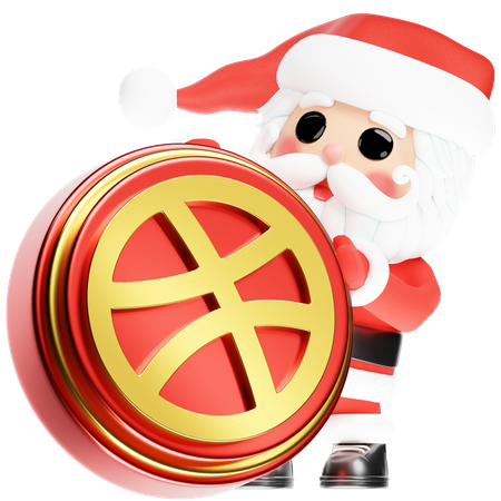 Free Papai Noel Calus com baba de Natal  3D Icon