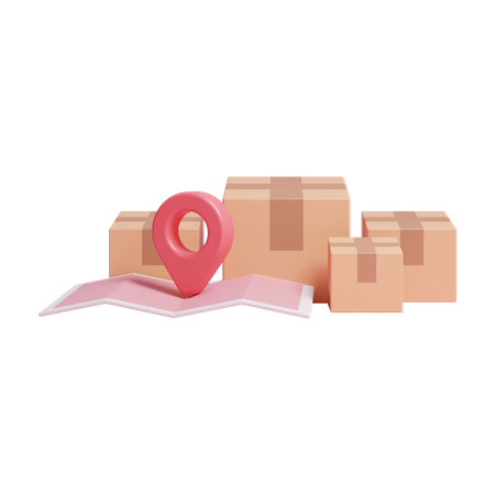 Free Parcel Tracking  3D Icon