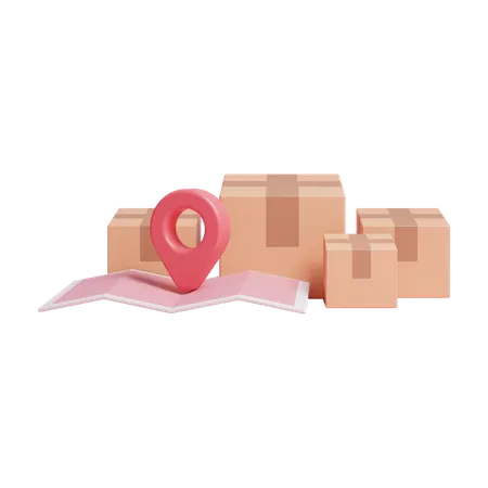 Free Parcel Tracking  3D Icon