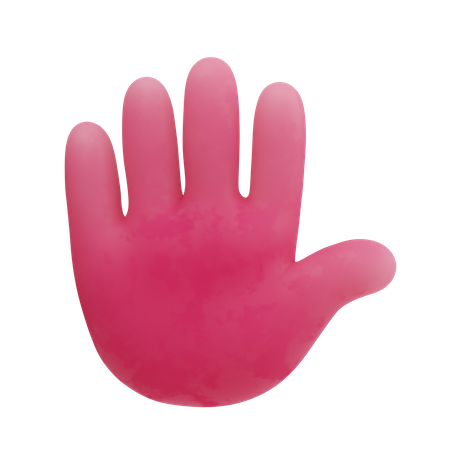 Free Pare o gesto com a mão  3D Illustration