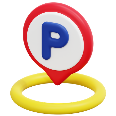 Free Parkplatz  3D Icon